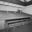 Interior, view of Court 3 from North East showing accused bench.