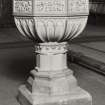 John Kerr Memorial Church, interior.
Detail of font.