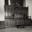 John Kerr Memorial Church, interior.
Detail of pulpit.