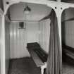 Edinburgh, Portobello, 57 Promenade, Portobello Baths.
Detail of cubicle in Turkish baths, interior.