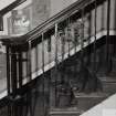 Edinburgh, Portobello, 57 Promenade, Portobello Baths.
Detail of balustrade, main stair.