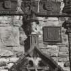 The Tower.
Detail of carved stone in South wall.