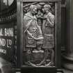 National Bank of Scotland, detail of carving on exterior.