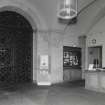 Interior. Gnd Fl. View of entrance hall from W