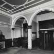 112 Princes Street, Conservative Club, interior.    View of entrance hall from north west.