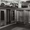 30 Princes Street, second floor, detail of display cabinets.