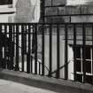 Detail of railings outside 35 Queen Street