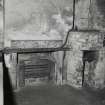 Interior. Wash house. View of ground floor from East showing fireplace with register grate and copper boiler.