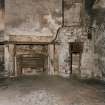 Interior. Wash house. View of ground floor showing fireplace with register grate and copper boiler