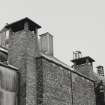 Edinburgh, Leith, Salamander Street, Seafield Maltings.
View along North-East frontage showing various roof ventilators.
