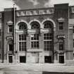 Old west stand (built 1925), rear central portion detail