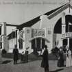 Photographic copy of postcard view of the 'Machinery Hall' pavilion at the Scottish National Exhibition, 1908'. (painting/drawing)
Inscr:'Machinery Hall, Scottish National Exibition, Edinburgh, 1908'. 
Survey of Private Collections.