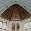 Edinburgh, Slateford Road, North Merchiston Church, interior.
Detail of apse ceiling.