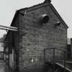 Festival Hall, NW gable, view from W.