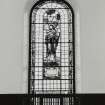 Edinburgh, South College Street, College Street United Presbyterian Church, interior.
View of stained glass window.