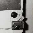 South Queensferry, 1 Mid Terrace.
Detail of door latch.