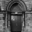 Detail of front entrance