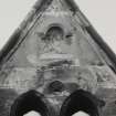 Edinburgh, St Anthony's Place, Masonic Lodge.
Detail of gable tympanum on North elevation.