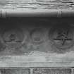 Edinburgh, St Anthony's Place, Masonic Lodge.
Detail of frieze on North elevation.