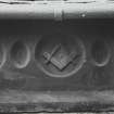 Edinburgh, St Anthony's Place, Masonic Lodge.
Detail of frieze on North elevation.