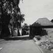 Edinburgh, 10 Spylaw Park, 'Hartfell.'
View of outbuildings from East.