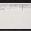 'Florencia', Tobermory, Mull, NM55NW 4, Ordnance Survey index card, Recto