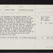 'Florencia', Tobermory, Mull, NM55NW 4, Ordnance Survey index card, Recto
