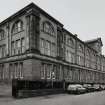 Edinburgh, Boroughmuir High School.
General view of East Facade from South-East.