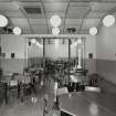 Edinburgh, Boroughmuir High School, interior.
View of Cafeteria from West.