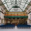 Edinburgh, Boroughmuir High School, interior.
General view of South Courtyard (Atrium) from North.