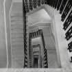 10 Waterloo Place, interior, view down new staircase.