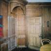 Interior. First floor. Dining room. Detail of buffet niche