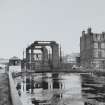 Edinburgh, Union Canal, Viewforth.
General view of vertical lift bridge from South-West.