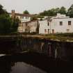 Edinburgh, West Mill Road, West Mills.
View from N of rear of site, with Water of Leith in foreground.