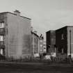 Edinburgh, West Pilton Circus.
General view of rear from East.