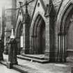 Edinburgh, Portobello, Windsor Place Church.
View of doorway.
