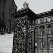 Detail of gate post of New Register House