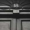 18 York Place
Detail of engraved numeral