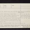 Miscellaneous index card, NM91SE (M), Ordnance Survey index card, Recto
