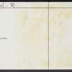 Castledykes, NS94SW 14, Ordnance Survey index card, Recto