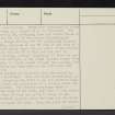 The Kipp, NT81SW 21, Ordnance Survey index card, page number 2, Verso