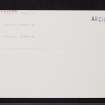 Mains Of Glentruim, NN69SE, Ordnance Survey index card, page number 2, Recto