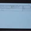Green Of Invermay, NO01NE 41, Ordnance Survey index card, Recto