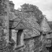 Elcho Castle.
View of roof and turret.