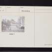 Arthurstone, NO24SE 29, Ordnance Survey index card, Recto