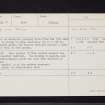 Rathillet, NO32SE 25, Ordnance Survey index card, Recto