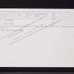Haughend 1, NO59SE 10, Ordnance Survey index card, Recto