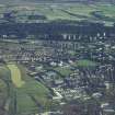 Oblique aerial view centred on the industrial estate with lock adjacent, taken from the N.