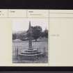 Asknish, Sundial, NR99SW 21, Ordnance Survey index card, Recto