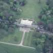 Oblique aerial view of house and gardens taken from the NW